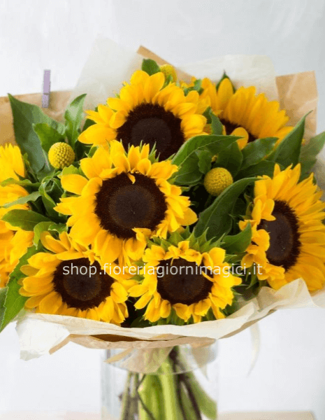 Bouquet di girasoli