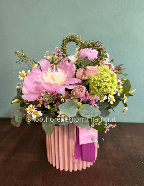 Flowerbox fiori chiari 